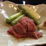 居酒屋 天金 - ランチの牛ステーキ