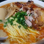 塩そば専門店 桑ばら - 塩担々麺（辛さ普通で注文）