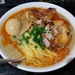 塩そば専門店 桑ばら - 塩担々麺（辛さ普通で注文）
