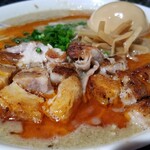 塩そば専門店 桑ばら - 塩担々麺（辛さ普通で注文）