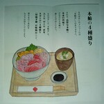 本鮪丼なかばやし - リーフレット