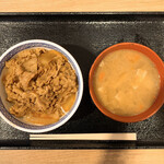 Yoshinoya - サラシア牛丼並盛+豚汁