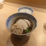 旬蕾 - 原木しいたけと鶏つくね茶碗(20-01)