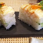 玄海鮨 - エビ押し  アップ