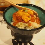 鮨 大照 - 毛蟹、塩水雲丹、いくら