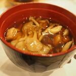 鮨 大照 - きのこ汁