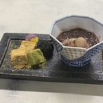 Zenzai and delicious Japanese Confectionery