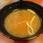 東京チカラめし - 味噌汁