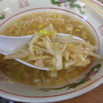 ラーメン二郎 - 最後はジャリジャリいってた(＠_＠;)