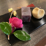 道盅庵 - 栗きんとん、羊羹