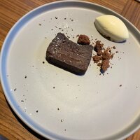 Bistro NOHGA  - ランチコース　デザート　チョコレートのテリーヌ
