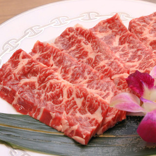 The "specially selected skirt steak" has a unique texture and just the right amount of sweetness from the fat.