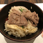 旬菜 おぐら家 - 仙台牛と筍の炊き込みご飯