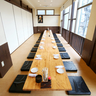 [12 to 22 people] The tatami room for 12 people or more is recommended for surprise parties and large banquets.