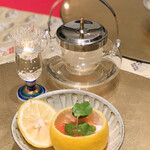 ランプの宿 - 宗玄酒造の大吟醸と柚子釜