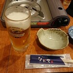 Jukusei Udon Nakaya - 生ビール