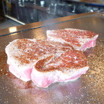 ステーキ割烹花やしき - 牛フィレ肉150ｇ＆牛フィレ肉100ｇ