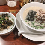Marukin Ramen - 丸金ラーメンと高菜ご飯