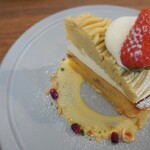 ハナツムリ - 【2020.01】さつまいもモンブランタルト(580円＋税)