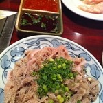 明秀苑 - センマイ刺し♪