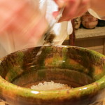 麻布 かどわき - トリュフを一杯お願いします。