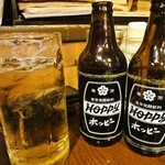 居酒屋 高田 - ビールの後はホッピーいただきました。飲み物だけでモトは取ったような＾＾