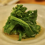 打心蕎庵 - 菜の花のお浸し850円＋税シェア後