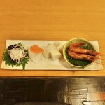 打心蕎庵 - 酒肴三種盛り