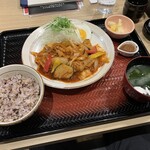 大戸屋 - 野菜ポークチャップ定食【2020.1】