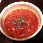 綱取物語 - 冬のとまとつけ麺　濃厚魚介のつけ汁