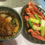 かどやホルモン店 - おろしポン酢で喰う。