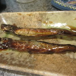 かどやホルモン店 - 「まかない」のシシャモの甘露煮