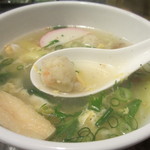 かどやホルモン店 - 「まかない」のスープ