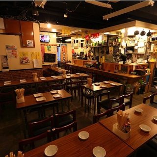 40名様〜70名様まで着席可能の店内貸切！