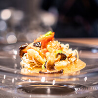 仁修樓 - 海老のXO醤炒め 雀の巣仕立て