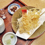 手碾き蕎麦天しん - 天ぷらそばの天ぷら