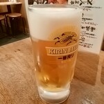 串かつ でんがな - 生ビール