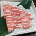 しゃぶしゃぶ焼肉のお店 千 - 豚肉  『 バラ 』
