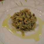 エッフェ - 毛ガニと松の実の前菜