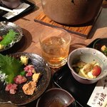 一本松 - おまかせコース 鳥のお刺身