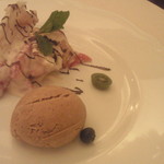 クチーナ ヒラタ - いちごミルフィーユ　エスプレッソジェラート