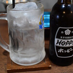 朝めし酒場 ナニコレ食堂 - ホッピー白セット　４８０円