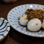 朝めし酒場 ナニコレ食堂 - うずらマサラ　３００円