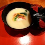 御料理 古川 - 甘鯛とゴマ豆腐の白味噌仕立