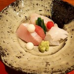 御料理 古川 - 氷見の鰤、鮃、障泥烏賊