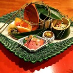 御料理 古川 - 華やかな八寸