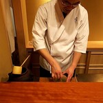 御料理 古川 - 嬉しそう