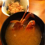 鮨処 膳 - 味噌汁と小鉢