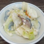 カフェ・アカリ - 試供品のニシン漬け