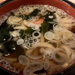 手打うどん リッチ - 小わかめうどん